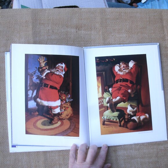Twas the Night Before Christmas Coca Cola Santa Tribute Book - Picture 10 of 16